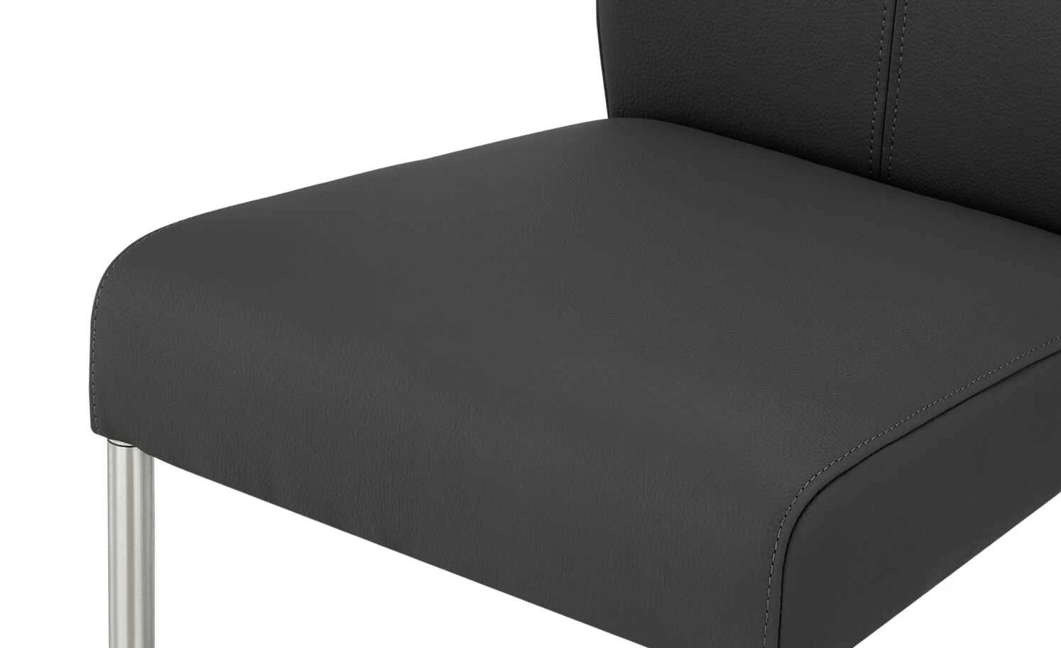 uno Leder-Freischwinger Sammy uno Leder-Freischwinger Sammy | Schwarz -Stühle Verkäufe 2022 14307589 11 202208311235