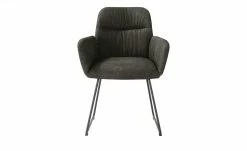 uno Polster-Armlehnstuhl Sevan | Innen: Dunkelgrau / Außen: Hellgrau Kufe -Stühle Verkäufe 2022 14307639 9 202111021308