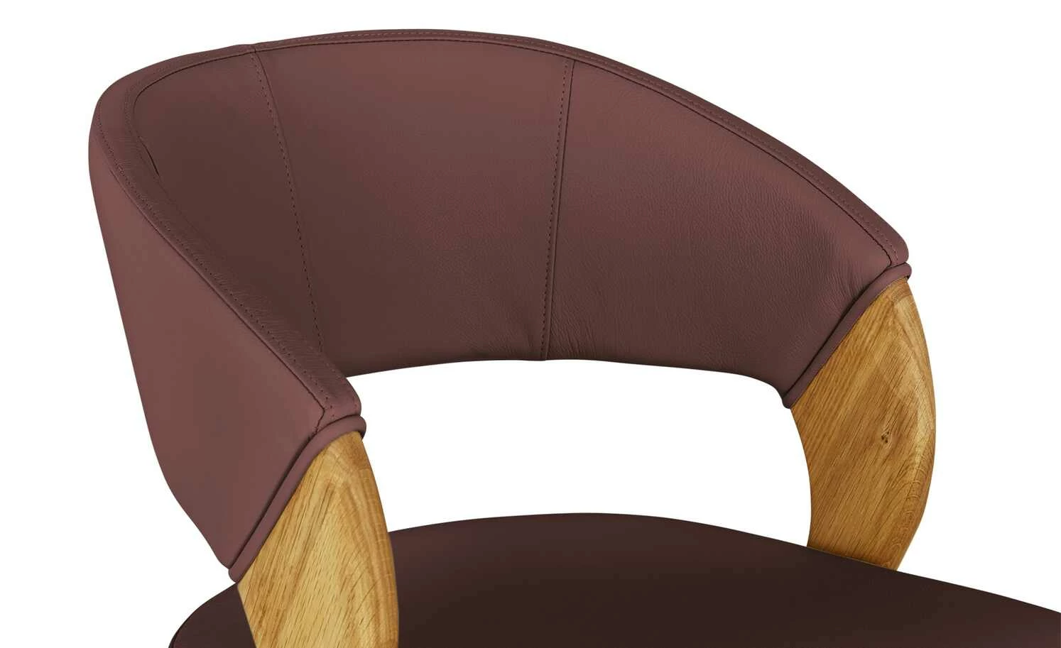 Woodford Leder-Polsterstuhl Marion Woodford Leder-Polsterstuhl Marion | Bordeauxrot -Stühle Verkäufe 2022 14307903 6 202011132247