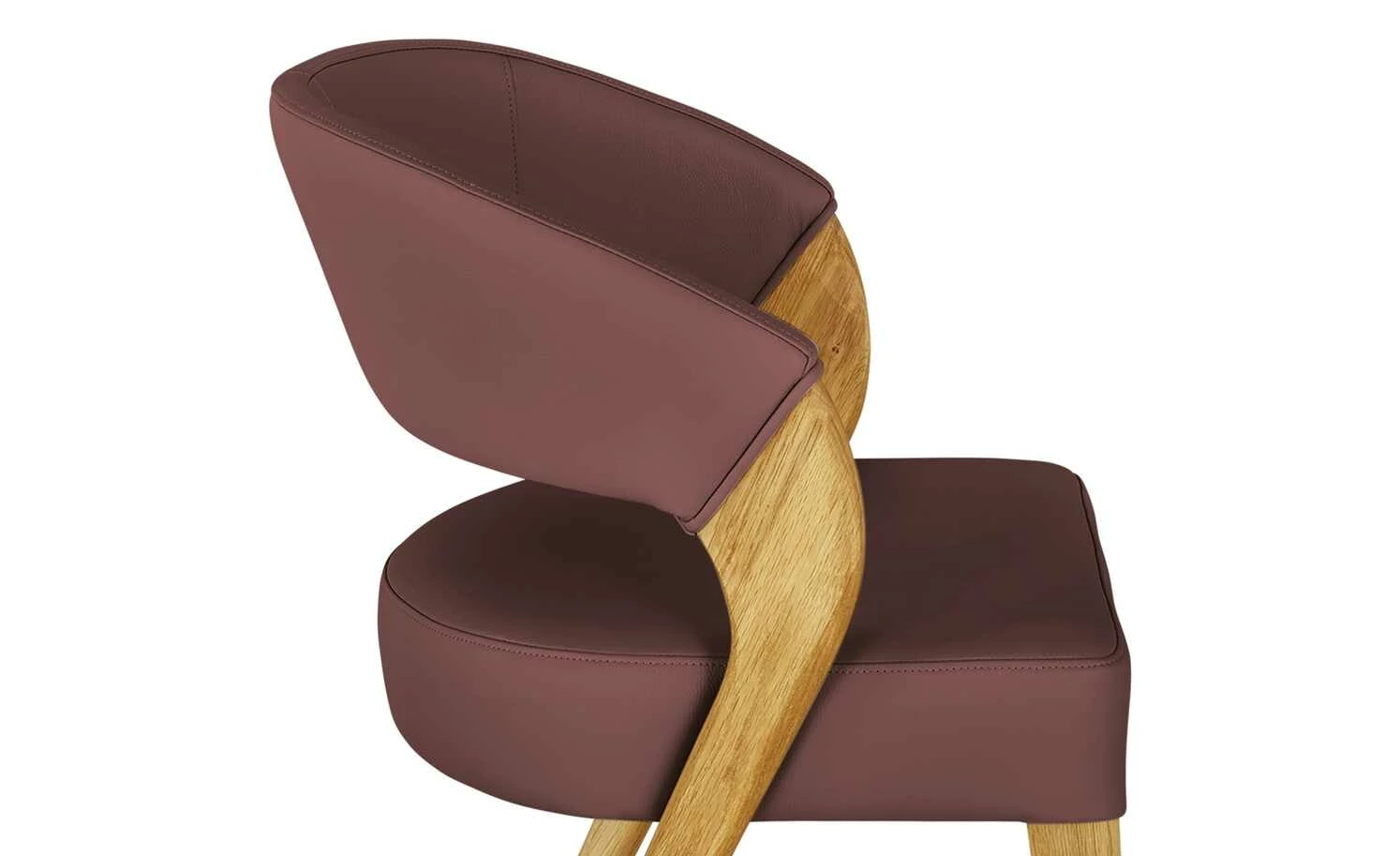 Woodford Leder-Polsterstuhl Marion Woodford Leder-Polsterstuhl Marion | Bordeauxrot -Stühle Verkäufe 2022 14307903 8 202011132247