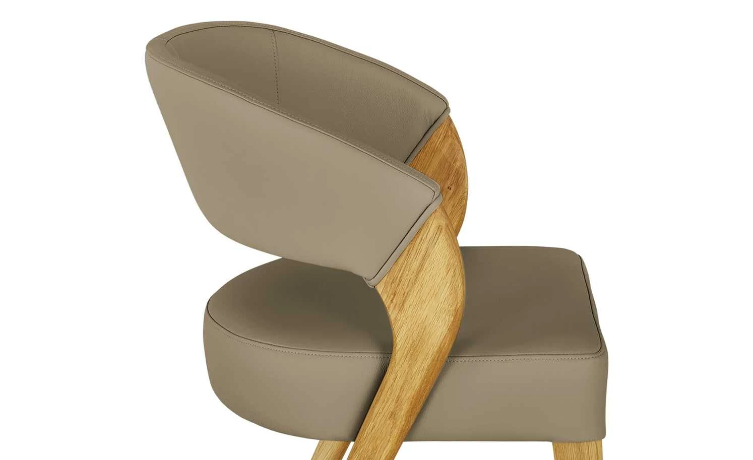 Woodford Leder-Polsterstuhl Marion Woodford Leder-Polsterstuhl Marion | Steingrau -Stühle Verkäufe 2022 14307906 4 202011132247