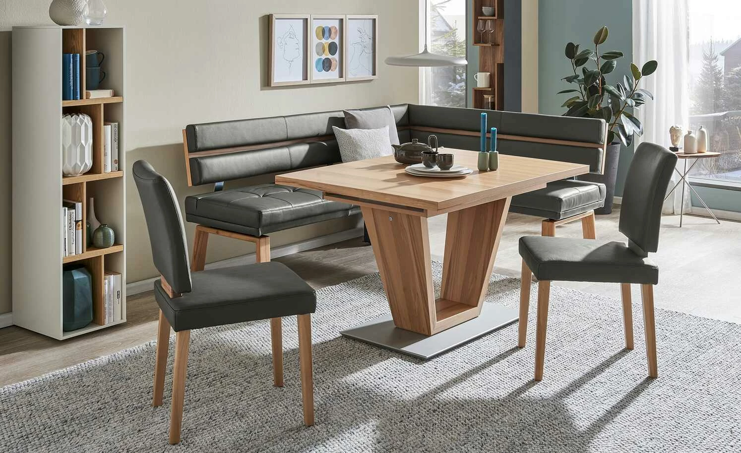 Leder-Polsterstuhl Canto III Leder-Polsterstuhl Canto III | Zinn (Grau) -Stühle Verkäufe 2022 14308023 11 202011112250