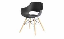 Schalenstuhl Denny | Schwarz