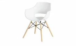 Schalenstuhl Denny | Weiß