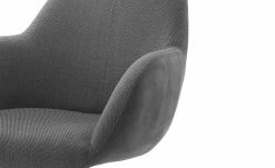 Polsterstuhl drehbar Lemonde | Anthrazit Geschlossener Rücken Schwarz matt -Stühle Verkäufe 2022 14308356 2 202101202235