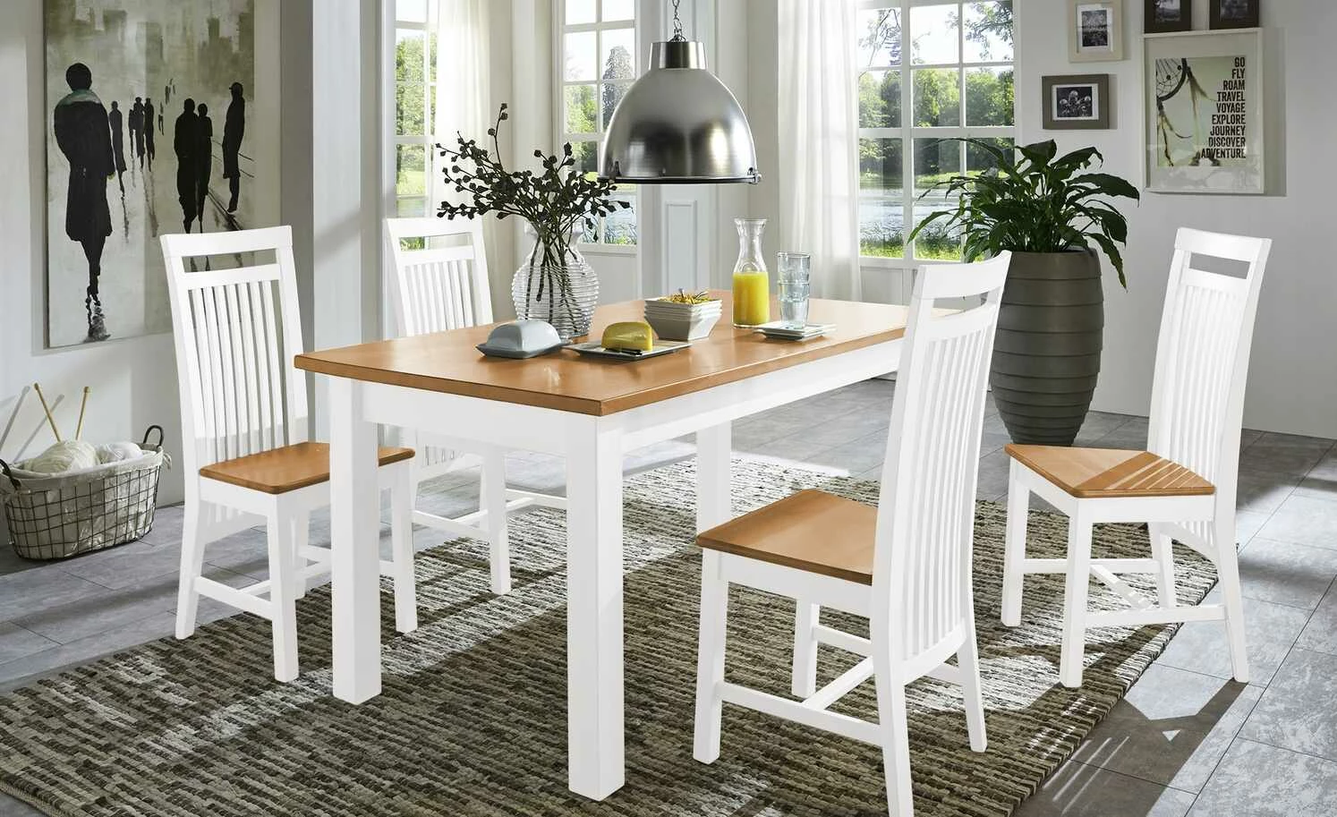 maison bleue Holzstuhl Bendix maison bleue Holzstuhl Bendix | Weiß / laugenfarbig -Stühle Verkäufe 2022 14308378 3 202102232235