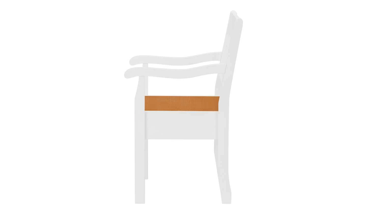 maison bleue Holzstuhl mit Armlehne Bendix maison bleue Holzstuhl mit Armlehne Bendix | Weiß / bernsteinfarbig -Stühle Verkäufe 2022 14308391 4 202102232235