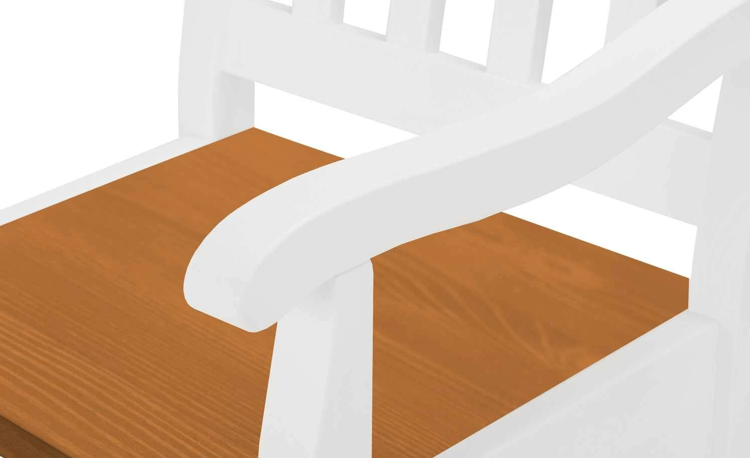 maison bleue Holzstuhl mit Armlehne Bendix maison bleue Holzstuhl mit Armlehne Bendix | Weiß / bernsteinfarbig -Stühle Verkäufe 2022 14308391 5 202102232235