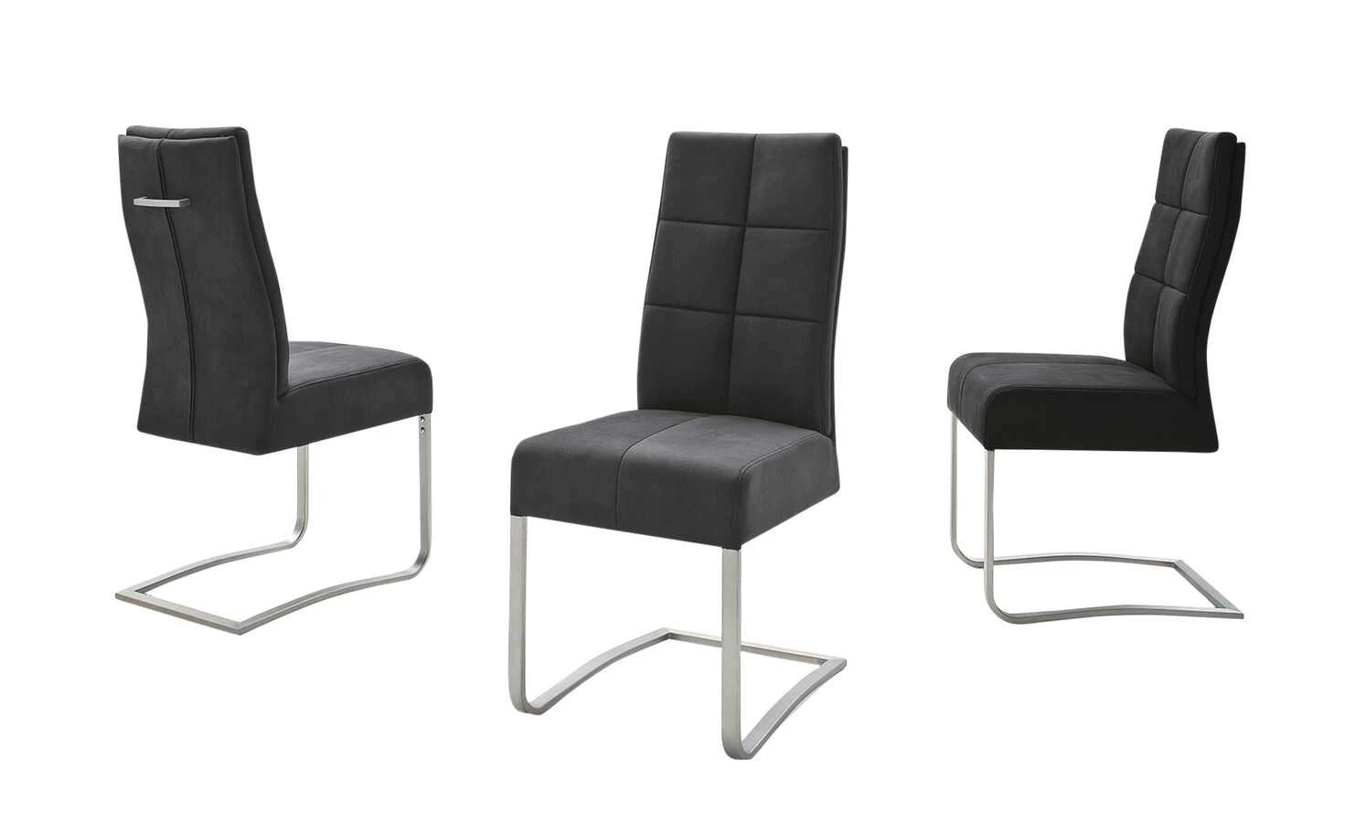 Polsterschwingstuhl Valas Polsterschwingstuhl Valas | Grau Karosteppung im Rücken -Stühle Verkäufe 2022 14308616 1 202102252235