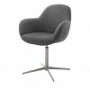 Polsterstuhl drehbar Lemonde | Anthrazit Geschlossener Rücken Edelstahl 2 Polsterstuhl drehbar Lemonde | Anthrazit Geschlossener Rücken Edelstahl -Stühle Verkäufe 2022 14308651 3 202101202235