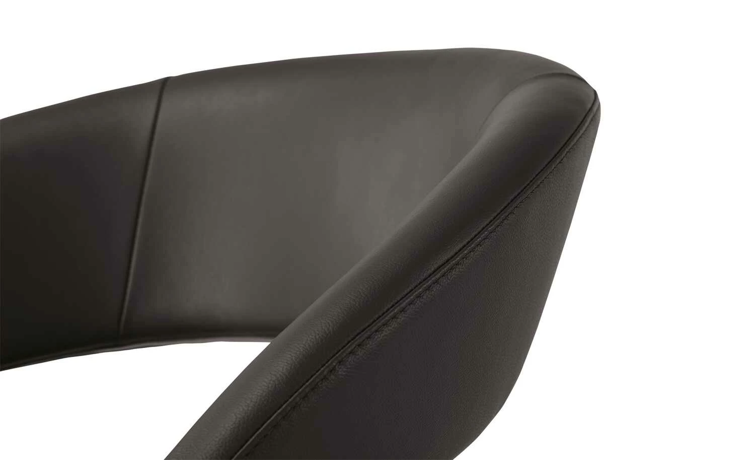 Leder-Drehstuhl Kingsman Leder-Drehstuhl Kingsman | Mocca (Dunkelbraun) Rund -Stühle Verkäufe 2022 14308890 2 202102262235