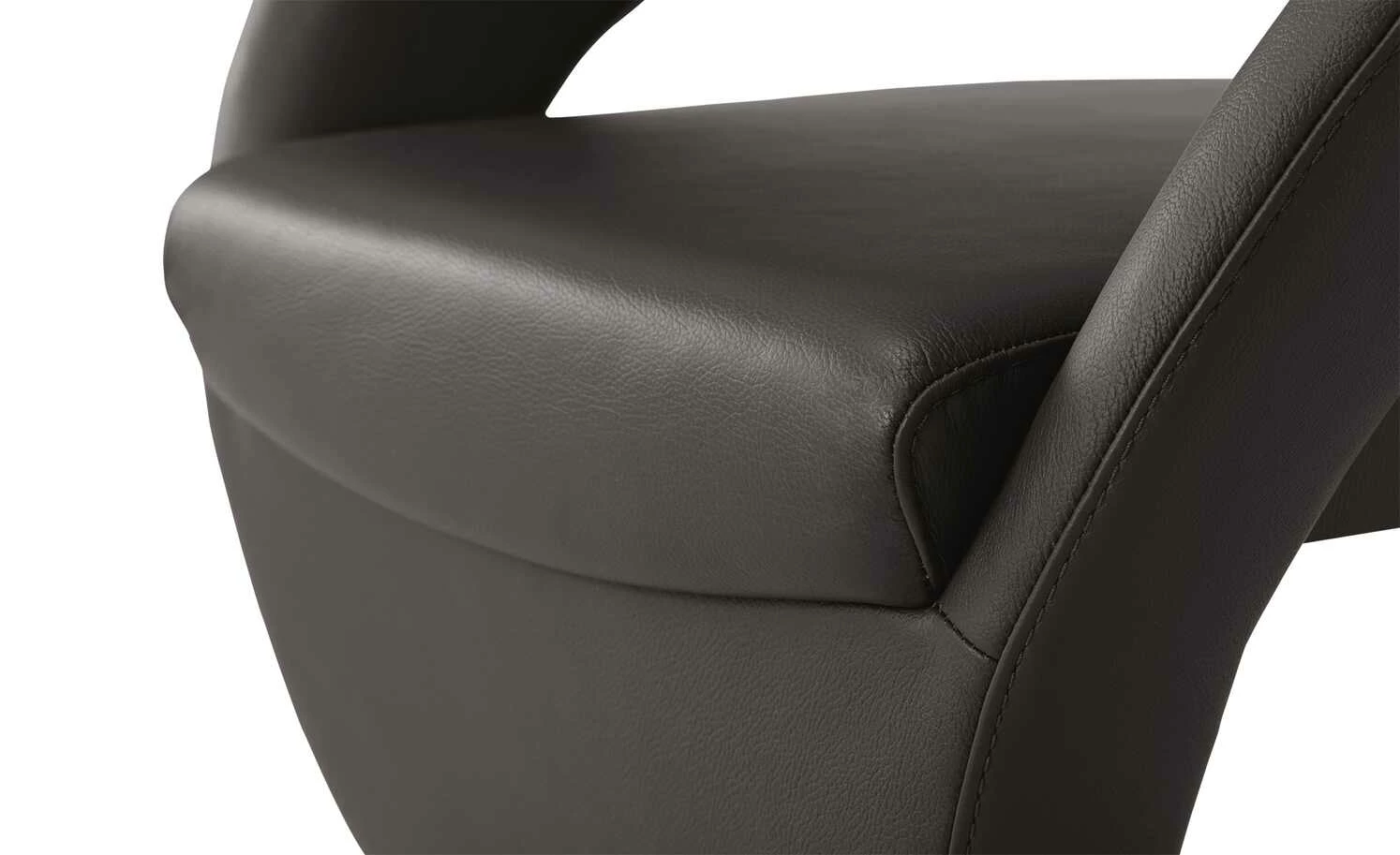 Leder-Drehstuhl Kingsman Leder-Drehstuhl Kingsman | Mocca (Dunkelbraun) Rund -Stühle Verkäufe 2022 14308890 4 202102262235