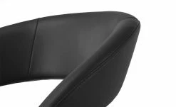 Leder-Drehstuhl Kingsman | Schwarz Rund -Stühle Verkäufe 2022 14308891 4 202102262235