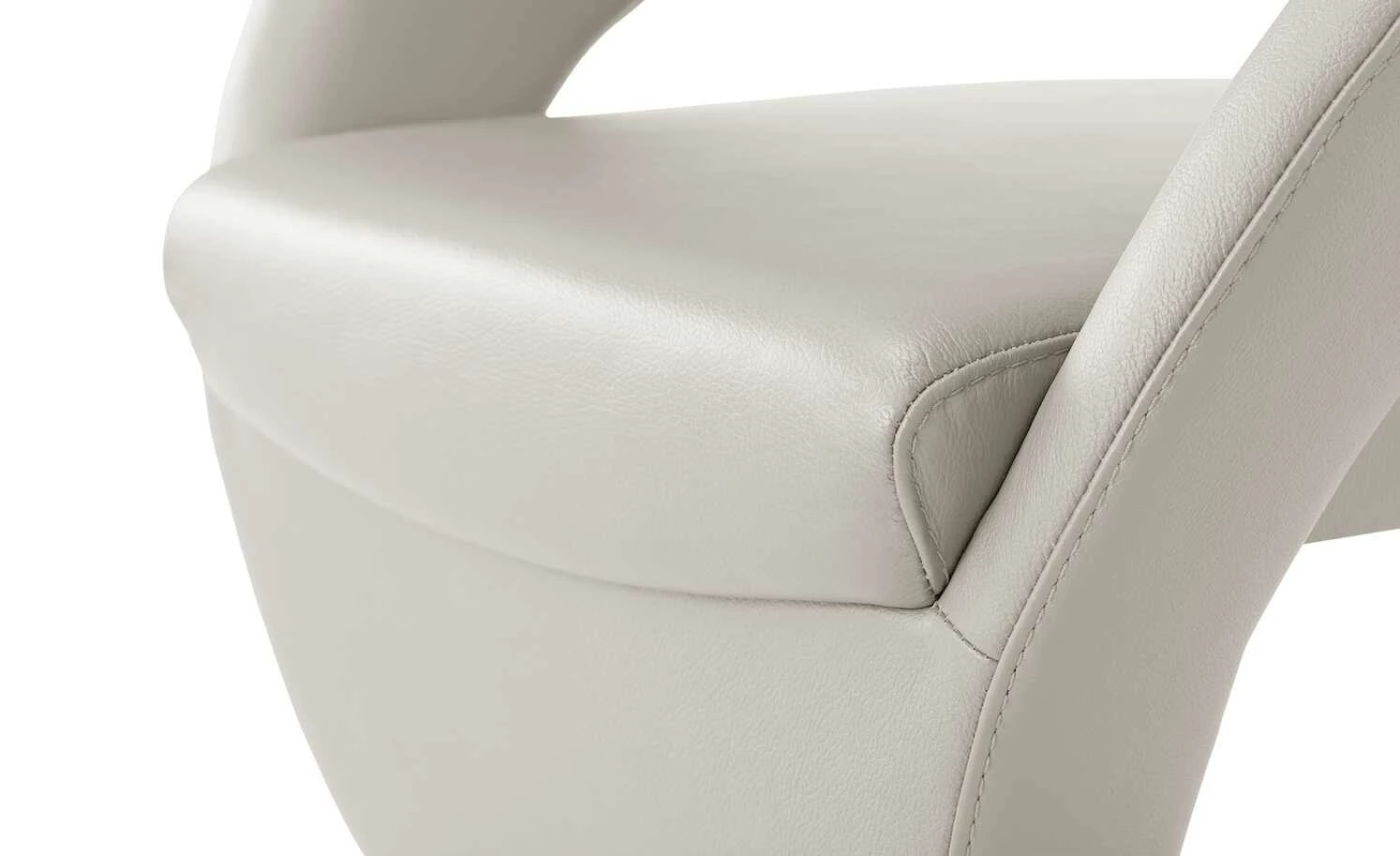 Leder-Drehstuhl Kingsman Leder-Drehstuhl Kingsman | Delfin (Hellgrau) Rund -Stühle Verkäufe 2022 14308892 3 202102262235