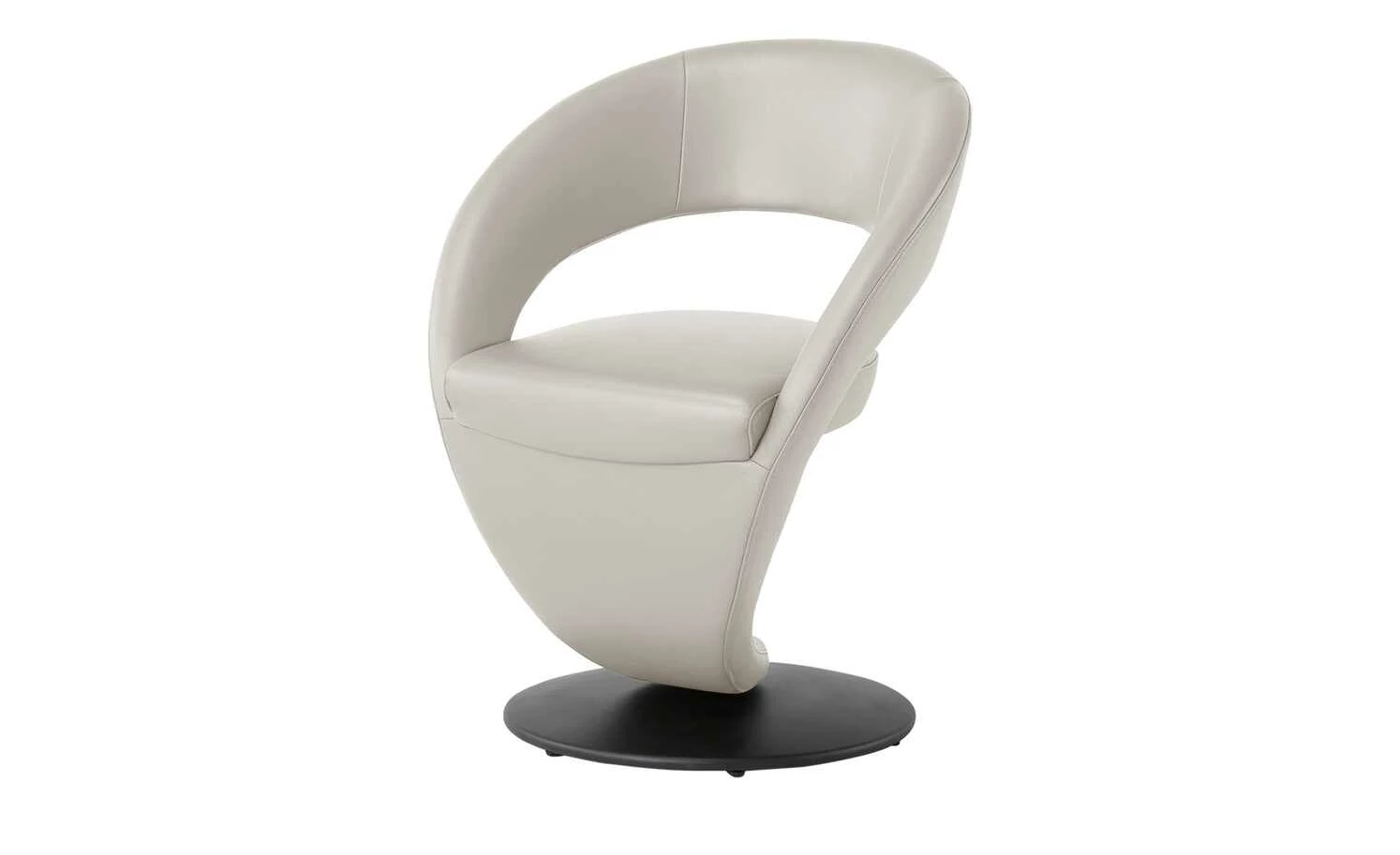 Leder-Drehstuhl Kingsman Leder-Drehstuhl Kingsman | Delfin (Hellgrau) Rund -Stühle Verkäufe 2022 14308892 4 202102262235