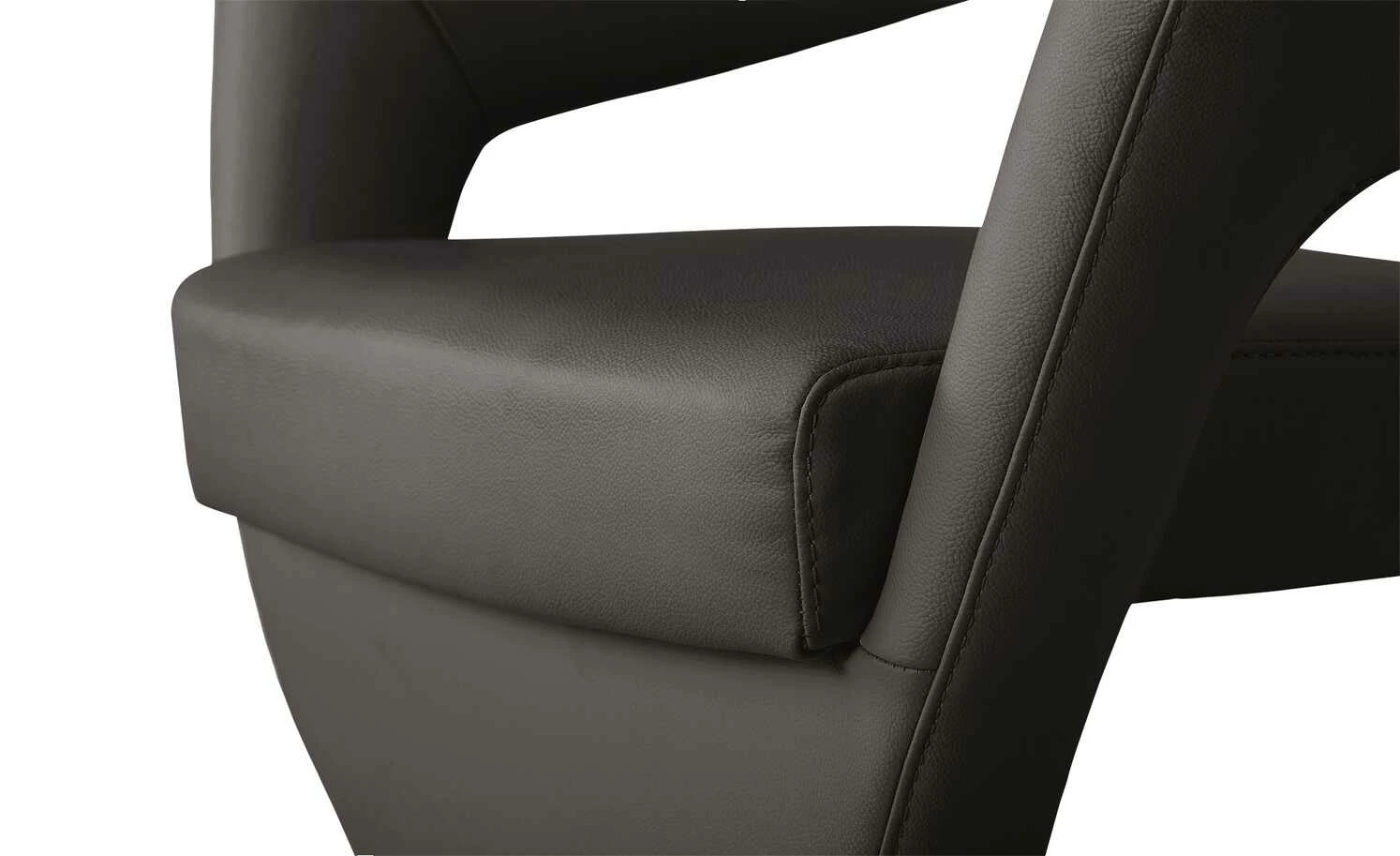 Leder-Drehstuhl Kingsman Leder-Drehstuhl Kingsman | Mocca (Dunkelbraun) Eckig -Stühle Verkäufe 2022 14308894 1 202102262235