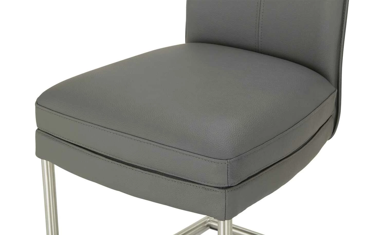 uno Leder-Freischwinger Sophia uno Leder-Freischwinger Sophia | Grau -Stühle Verkäufe 2022 14309015 3 202110071235