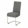 uno Leder-Freischwinger Sophia | Grau -Stühle Verkäufe 2022 14309015 8 202110071235