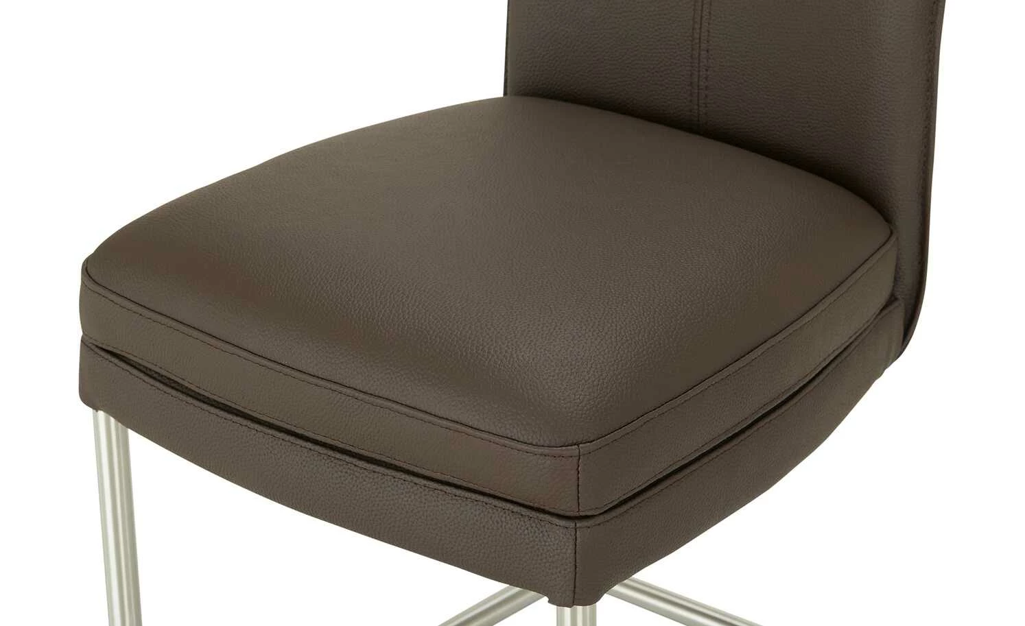 uno Leder-Freischwinger Sophia uno Leder-Freischwinger Sophia | Dunkelbraun -Stühle Verkäufe 2022 14309018 7 202110071235