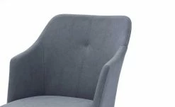 Polsterstuhl Dita | Graublau Freischwinger rund hohe Armlehne -Stühle Verkäufe 2022 14309565 2 202101262258