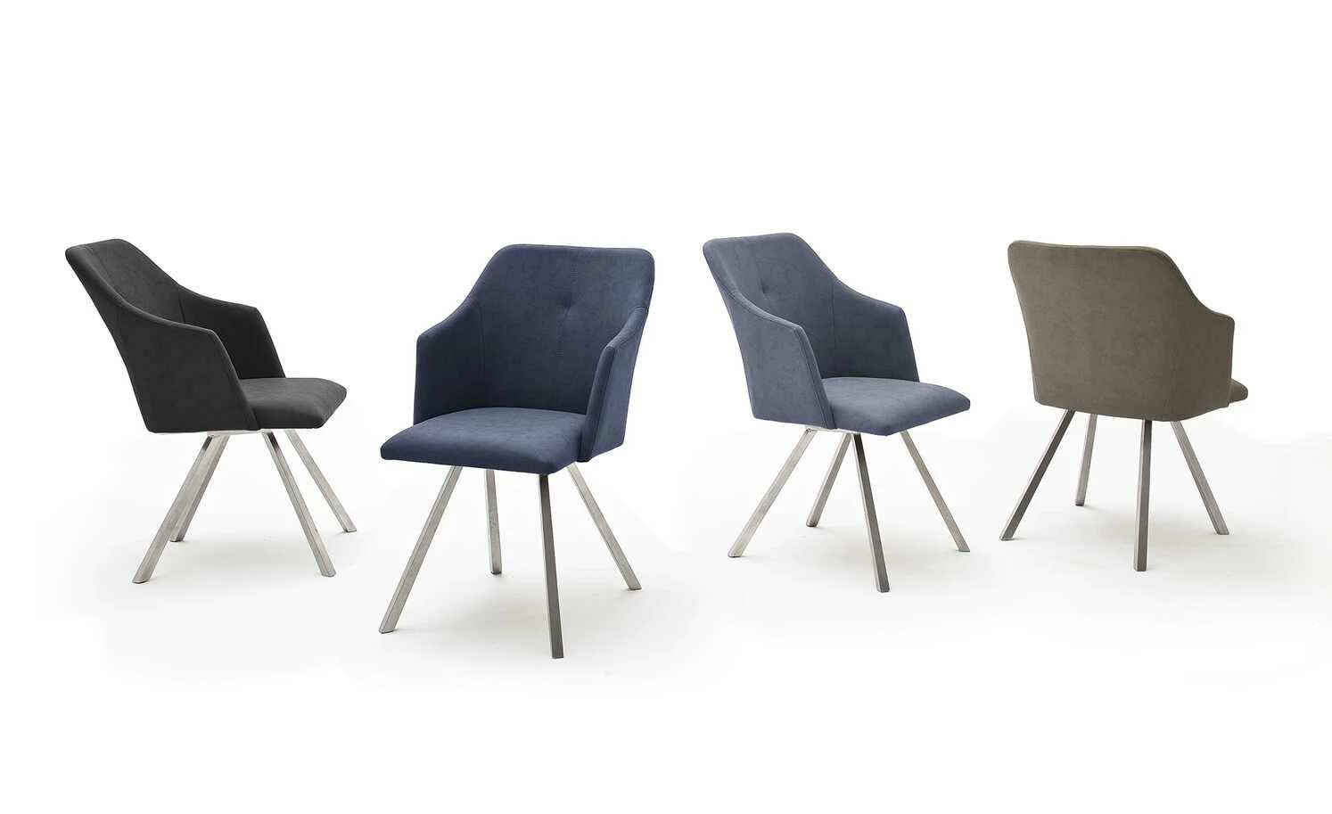Polsterstuhl Dita Polsterstuhl Dita | Graublau 4-Fuß eckig hohe Armlehne -Stühle Verkäufe 2022 14309569 1 202101262258