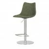 Barhocker MyToby | Moosgrün Edelstahl runder Bodenteller -Stühle Verkäufe 2022 14309614 7 202108022233