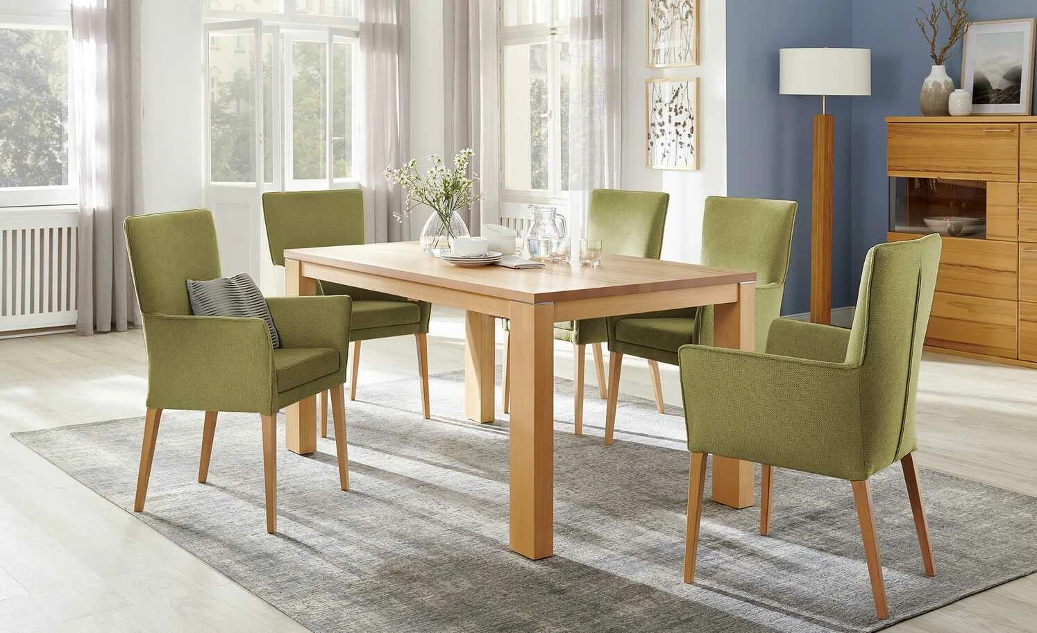 Wohnwert Armlehn-Polsterstuhl Aron Wohnwert Armlehn-Polsterstuhl Aron | Grün -Stühle Verkäufe 2022 14309721 2 202107212232