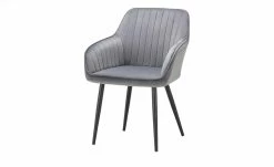 Schalenstuhl Thore | Grau (Samt)