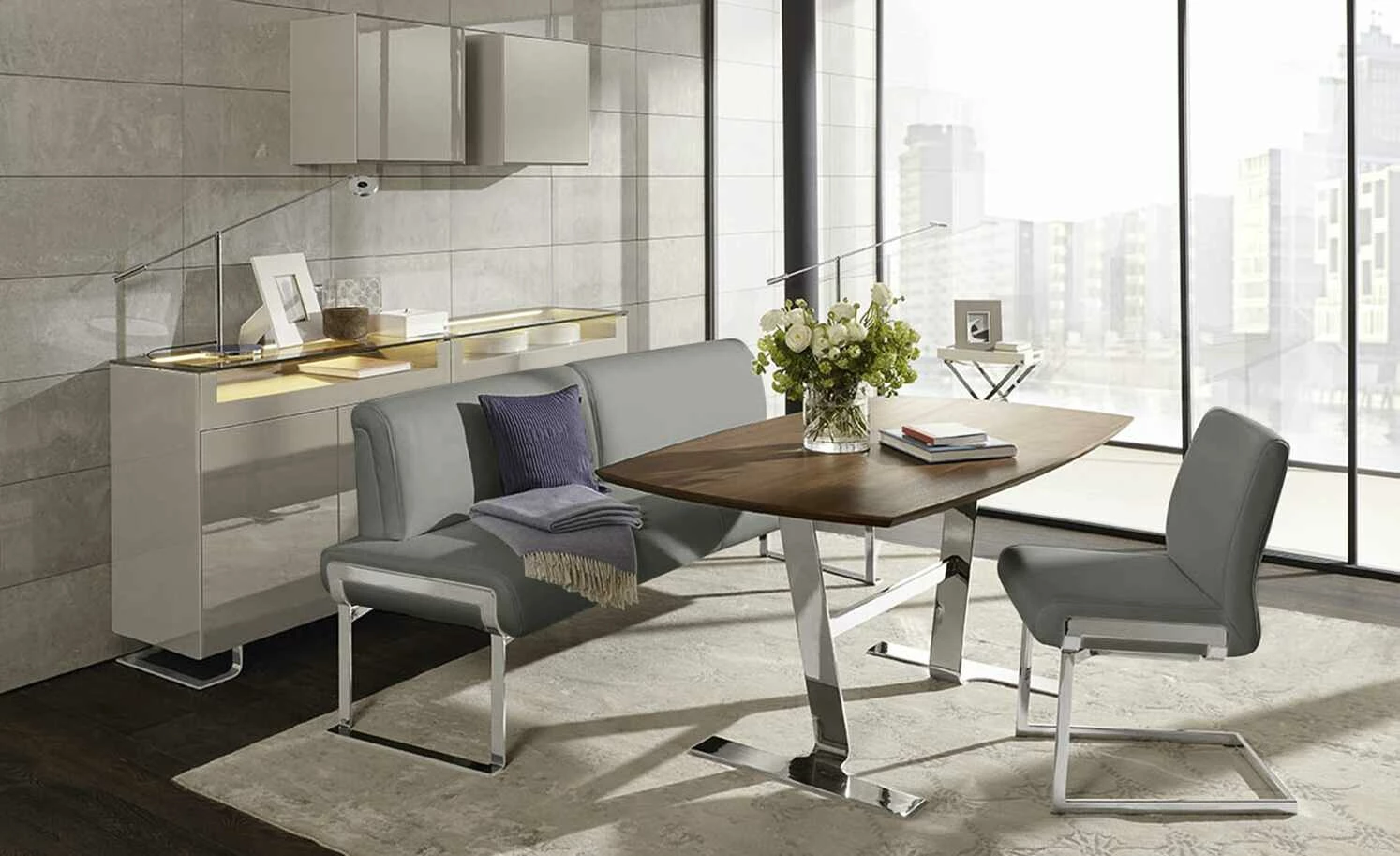 JOOP! Schwingstuhl Leder 007 JOOP! Schwingstuhl Leder 007 | Zinn (Grau) -Stühle Verkäufe 2022 15300327 5 202104281234