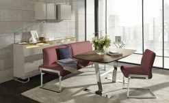 JOOP! Schwingstuhl Leder 007 | Oxblood (Rot)