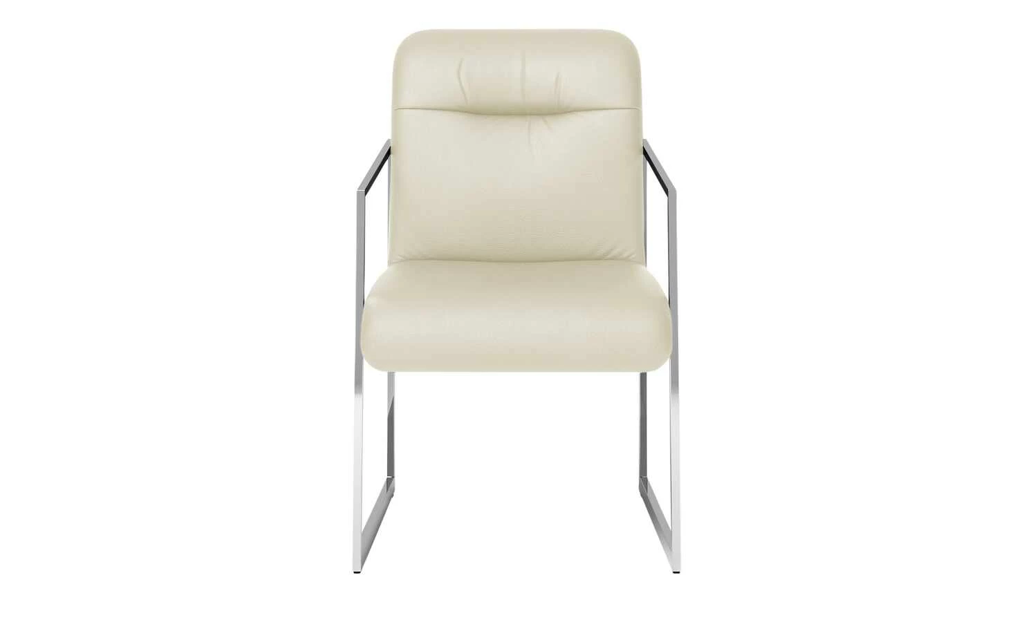 JOOP! Leder-Kufenstuhl Cubic JOOP! Leder-Kufenstuhl Cubic | Perle (Creme) Ja -Stühle Verkäufe 2022 15300350 5 202104281234