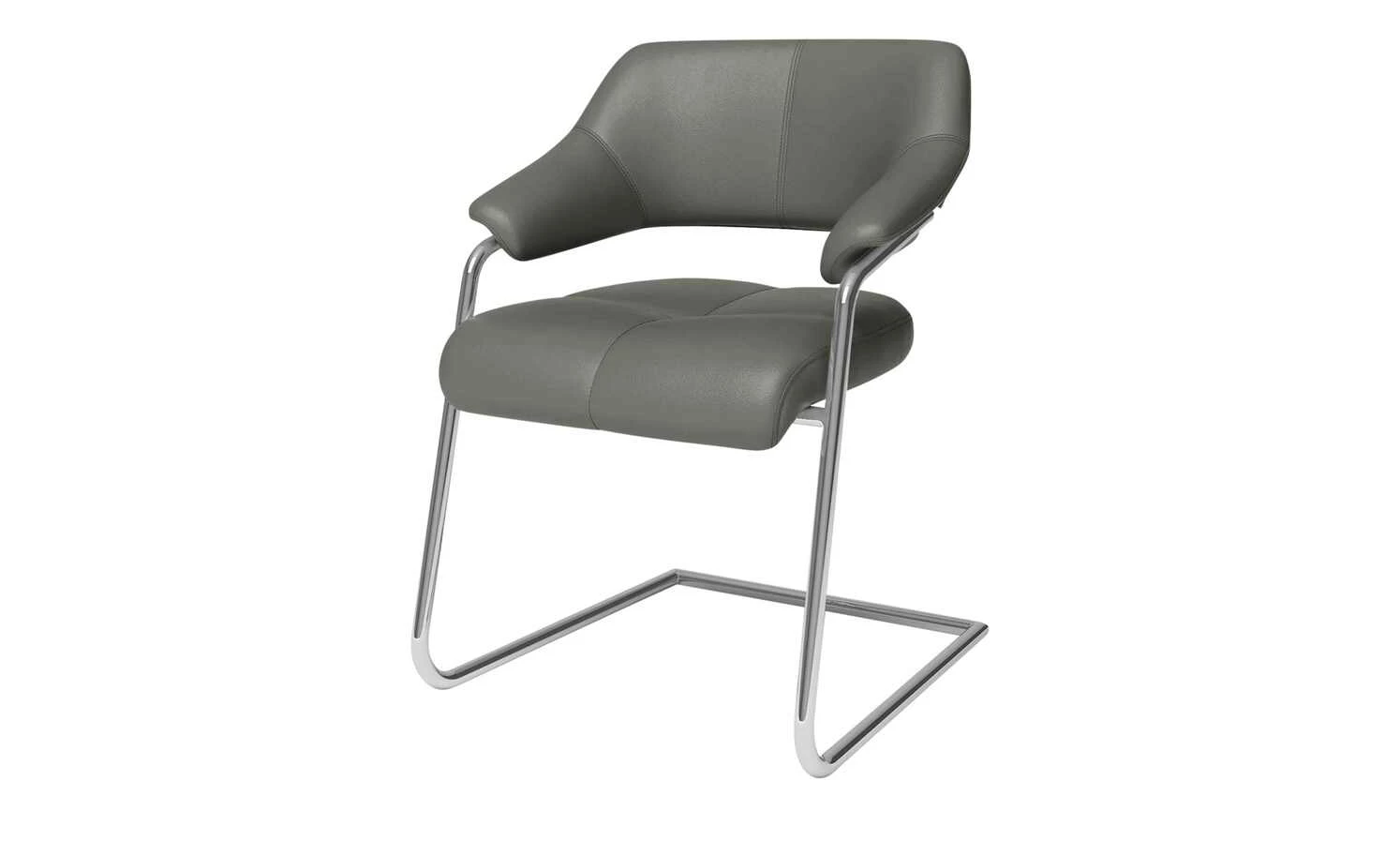 JOOP! Leder-Schwingstuhl Loft JOOP! Leder-Schwingstuhl Loft | Zinn (Grau) -Stühle Verkäufe 2022 15300361 1 202104212234