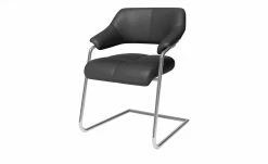 JOOP! Leder-Schwingstuhl Loft | Kaffee (Dunkelbraun)