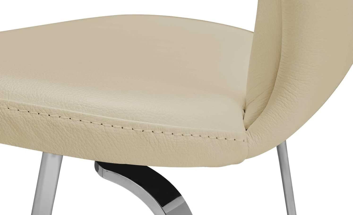 JOOP! Leder Dinner-Stuhl Lounge JOOP! Leder Dinner-Stuhl Lounge | Kreide (Beige) 4-Fußstuhl -Stühle Verkäufe 2022 15300393 9 202104232234