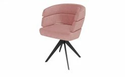 JOOP! Polster-Drehsessel Curves | Rose 4-Fußstuhl