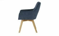 Wohnwert Armlehn-Polsterstuhl Fina | Navy (Dunkelblau) Nein -Stühle Verkäufe 2022 15301202 4 202106292232