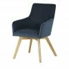 Wohnwert Armlehn-Polsterstuhl Fina | Navy (Dunkelblau) Nein -Stühle Verkäufe 2022 15301202 9 202106292232