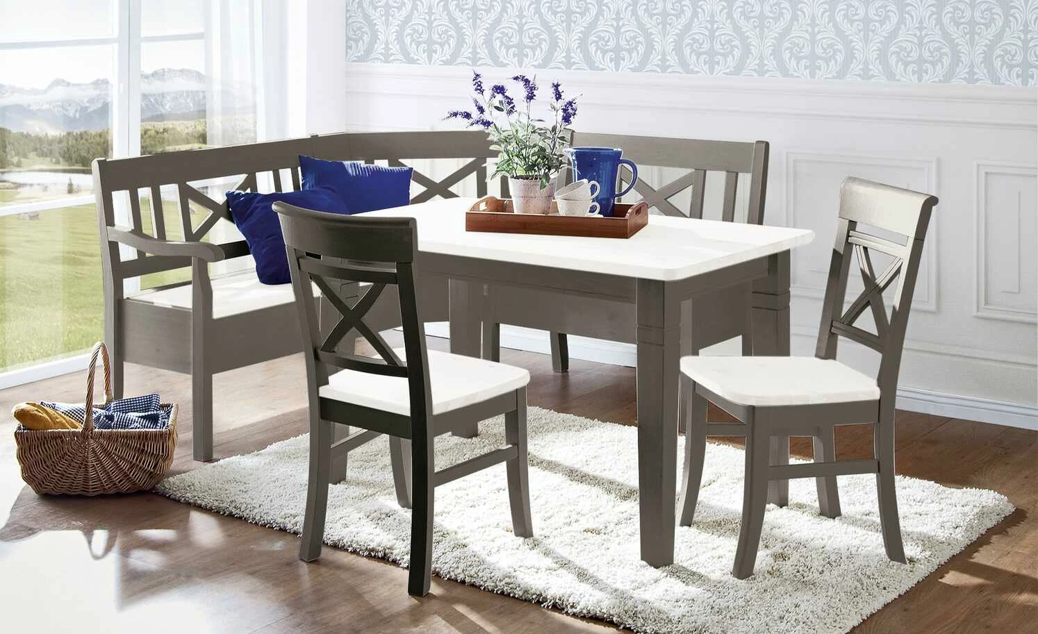 maison bleue Holzstuhl massiv Florian maison bleue Holzstuhl massiv Florian | Grau / Weiß Nein -Stühle Verkäufe 2022 15302028 2 202108132237