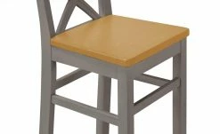 maison bleue Barstuhl Florian | Grau / laugenfarben ca. 64,5 cm -Stühle Verkäufe 2022 15302057 4 202108132237