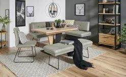 Kufenstuhl mit Griff | Hellgrau