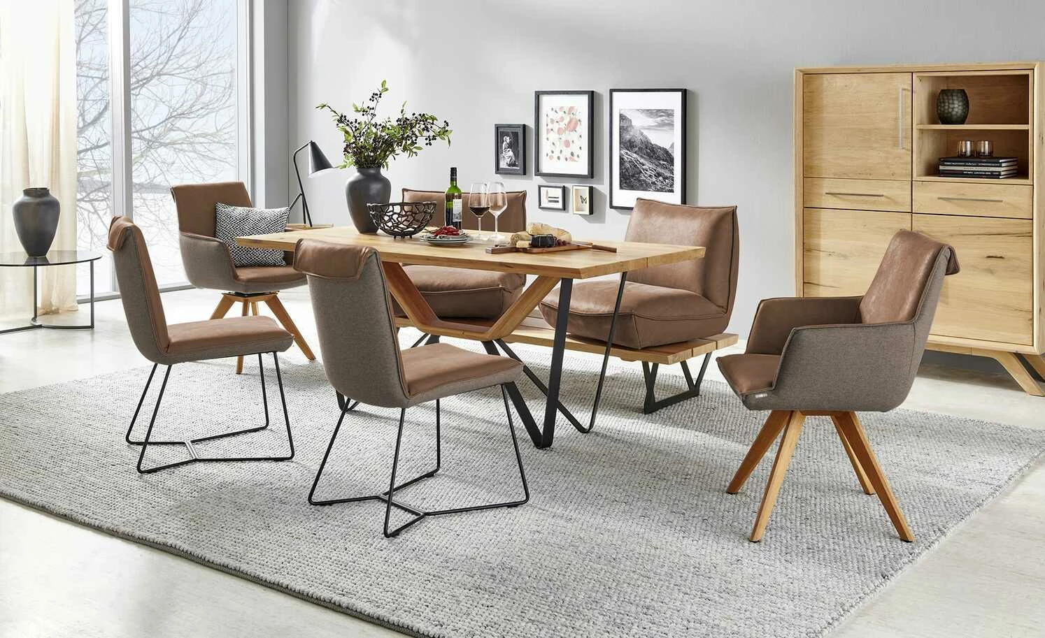 KOINOR Kufenstuhl Leder Schwof KOINOR Kufenstuhl Leder Schwof | Chai (Hellbraun) / Dunkelbraun -Stühle Verkäufe 2022 15302506 11 202109101235