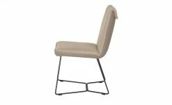 KOINOR Kufenstuhl Leder Schwof | Jade (Beige) / Dunkelbraun -Stühle Verkäufe 2022 15302512 10 202109101235