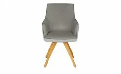 KOINOR Armlehnstuhl Leder Schwof | Asphalt (Hellgrau) / Hellgrau Nein -Stühle Verkäufe 2022 15302523 7 202109101235