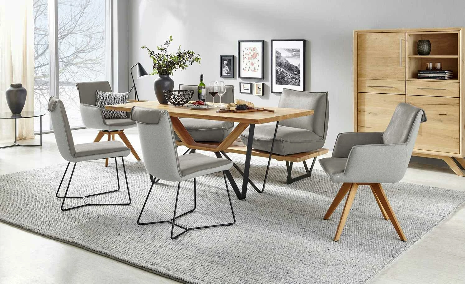 KOINOR Armlehnstuhl Leder Schwof KOINOR Armlehnstuhl Leder Schwof | Asphalt (Hellgrau) / Hellgrau Ja -Stühle Verkäufe 2022 15302534 13 202109101235