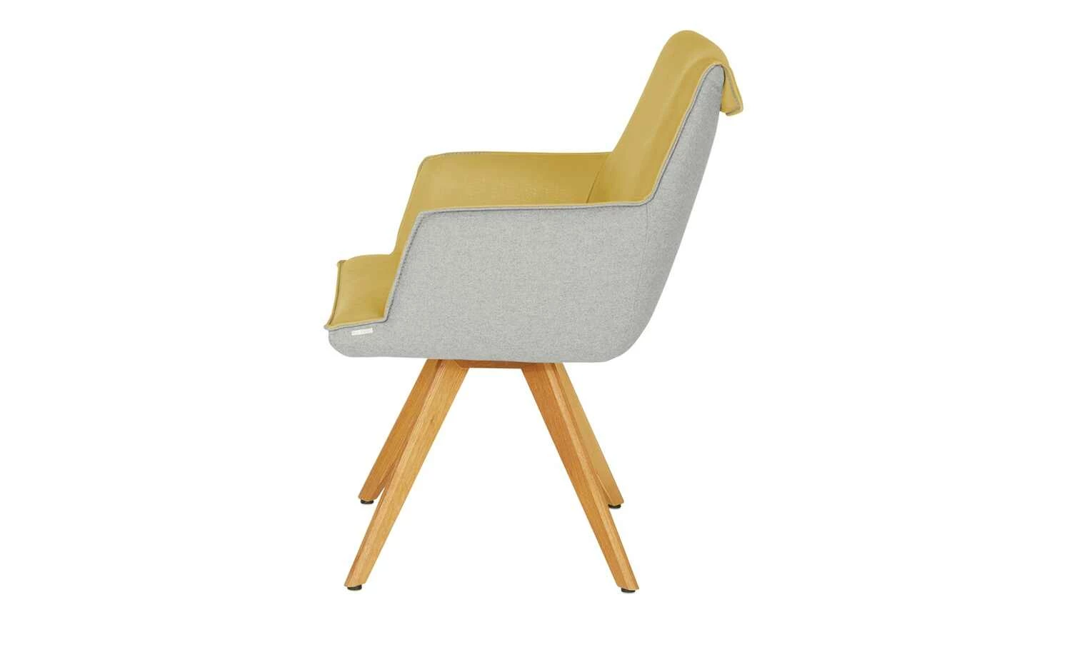 KOINOR Armlehnstuhl Leder Schwof KOINOR Armlehnstuhl Leder Schwof | Safran (Gelb) / Hellgrau Ja -Stühle Verkäufe 2022 15302540 2 202109101235
