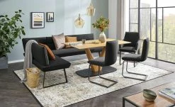 KOINOR Polsterschwingstuhl Dining System 3 | Schwarz Nein