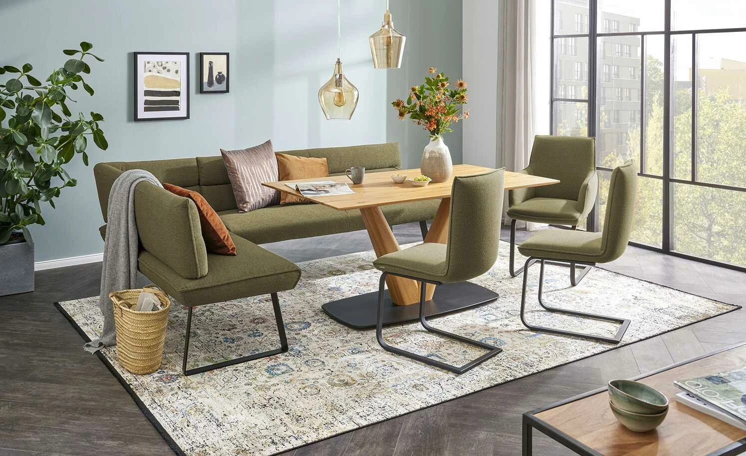 KOINOR Polsterschwingstuhl Dining System 3 KOINOR Polsterschwingstuhl Dining System 3 | Dunkelgrün Nein -Stühle Verkäufe 2022 15302782 3 202109221234