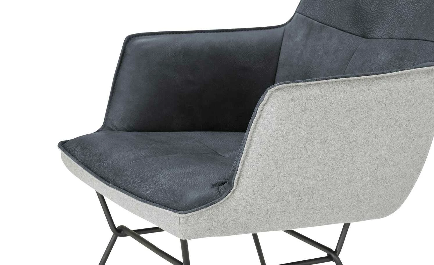 KOINOR Kufenstuhl mit Leder Bexx KOINOR Kufenstuhl mit Leder Bexx | Night (Dunkelblau) / Hellgrau Ja -Stühle Verkäufe 2022 15302859 10 202111242310