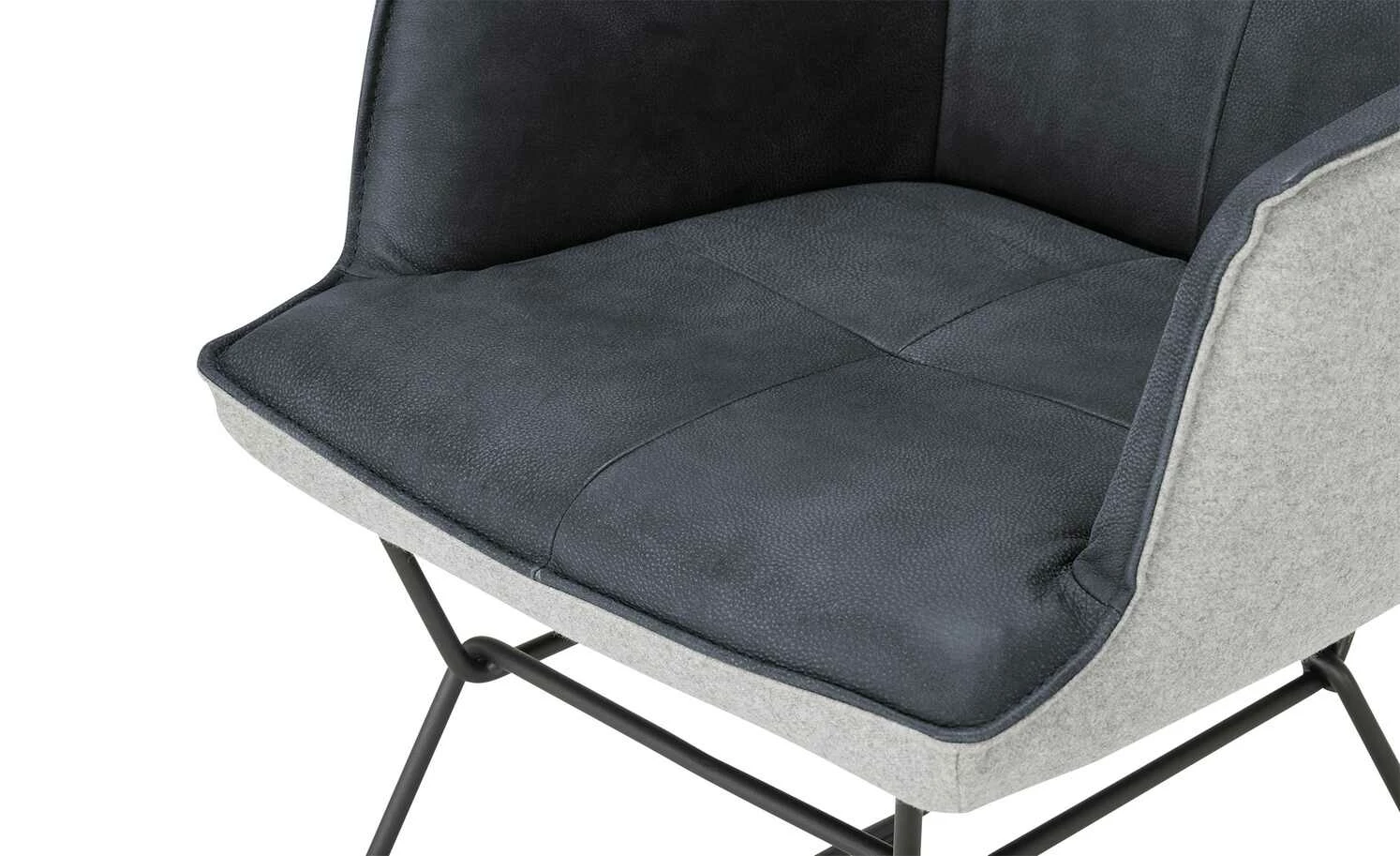 KOINOR Kufenstuhl mit Leder Bexx KOINOR Kufenstuhl mit Leder Bexx | Night (Dunkelblau) / Hellgrau Ja -Stühle Verkäufe 2022 15302859 9 202111242310