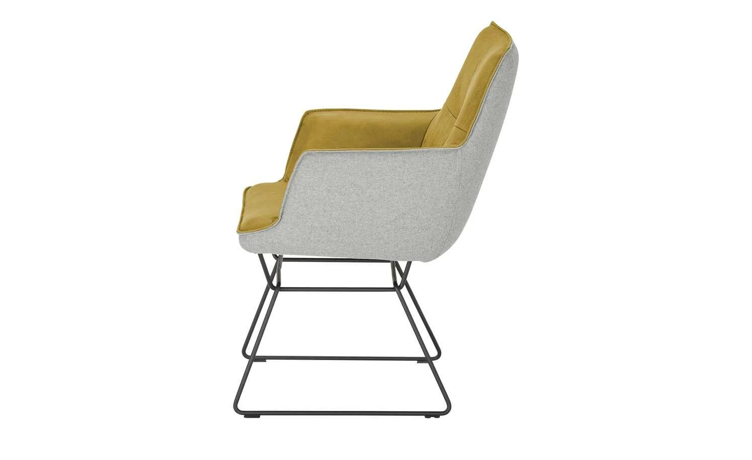 KOINOR Kufenstuhl mit Leder Bexx KOINOR Kufenstuhl mit Leder Bexx | Safran (Gelb) / Hellgrau Ja -Stühle Verkäufe 2022 15302865 3 202111242310